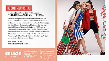Mode-Vernissage Frühjahrs-/Sommerkellektion