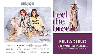 Einladung: Mode-Vernissage Frühjahr-/Sommerkollektion 2026